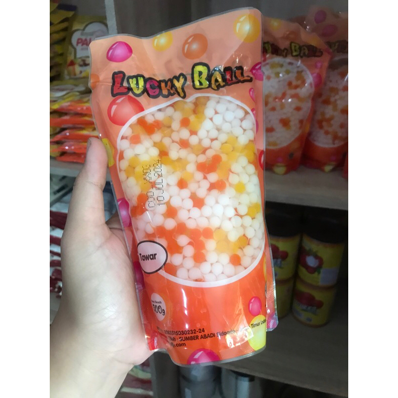 

LUCKY BALL Jelly 500 gram /Jeli/Topping Minuman