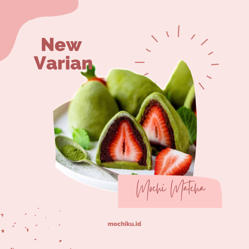 

(ISI 4) Ichigo Daifuku | Matcha Strawberry | Matcha Strawberry | Mochi Jepang