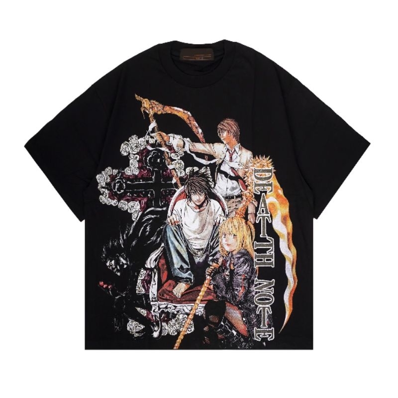 Kaos Death Note Oversize  Tshirt Death Note Oversize Black