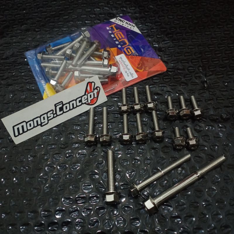 BAUT SET CVT NOUVO STAINLESS HENG ,BAUT SET CVT YAMAHA NOUVO STAINLESS HENG