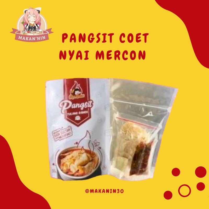 

Paket Pangsit Plus Seblak Coet Nyai Mercon
