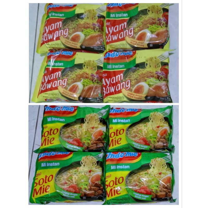 

4 Pcs indomie Rasa Soto/Ayam Bawang