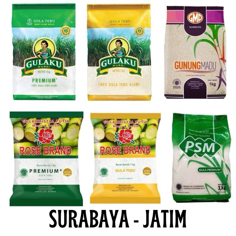 

Gula pasir kemasan 1 kg