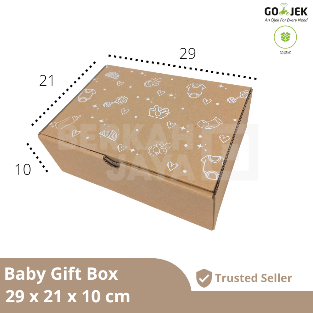 

Kotak Kado – New Born uk. 29x21x10 cm / Gift Box / Hampers Bayi New Born Box / Kardus Sablon / Corrugated Box Packaging Die Cut / Kardus Hampers / Hoodie / Mukena / Ultah / Valentine / Anniversary / Happy Birthday (Kardus New Born 29 x 21 x 10 cm)