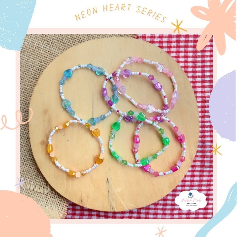 Neon bracelet | gelang warna terang cantik