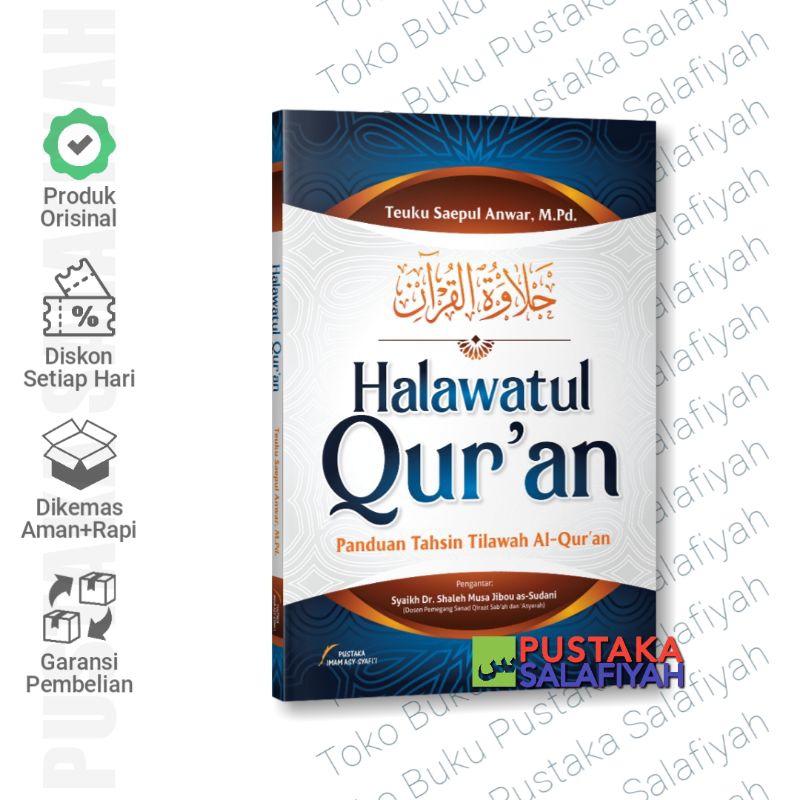 Buku Halawatul Qur'an Panduan Tahsin Tilawah Al-Quran - Pustaka Imam Syafi'i