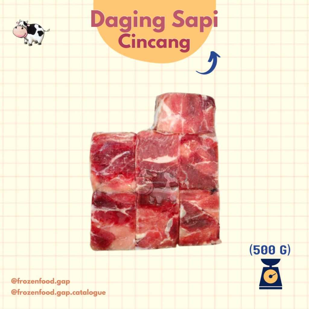 

DAGING SAPI CINCANG | FROZENFOODGAP