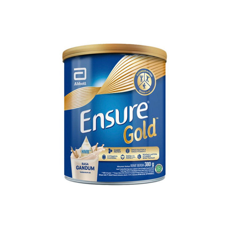 

Ensure Gold Susu Bubuk Nutrisi Dewasa Gandum 380g