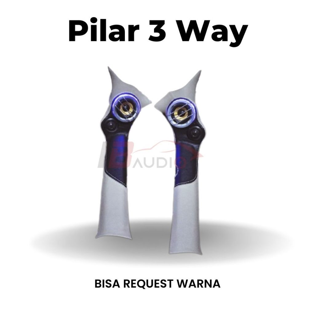 SPAREPART AKSESORIS VARIASI LED INTERIOR SPEAKER PILAR AUDIO 3 WAY TWEETER MOBIL NISSAN GRAND LIVINA