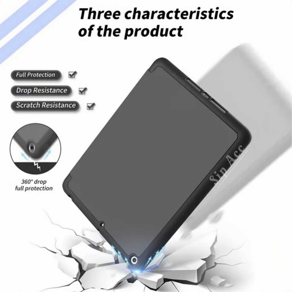 Gravity Plastic T295 - Case Samsung Tab A8 2019 Casing Samsung Tab T295 - T290 Flip Cover Smart Case