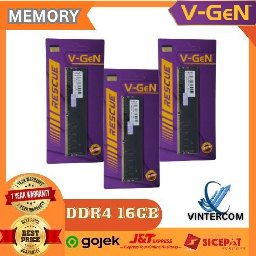 Memory Ram VGen DDR4 16GB PC2400/2666 PC