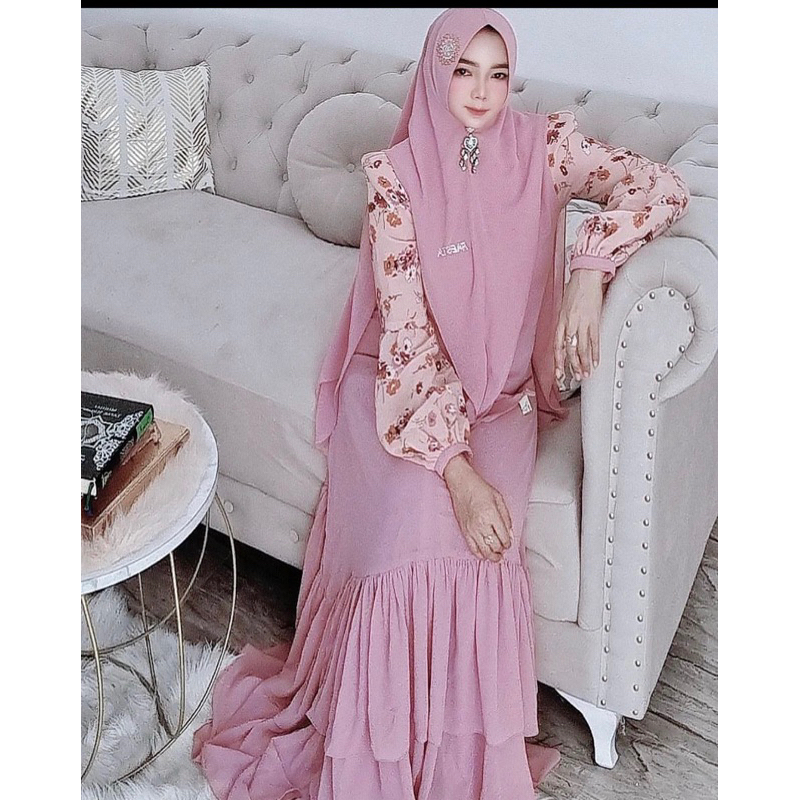 raina set pink by faesta daily