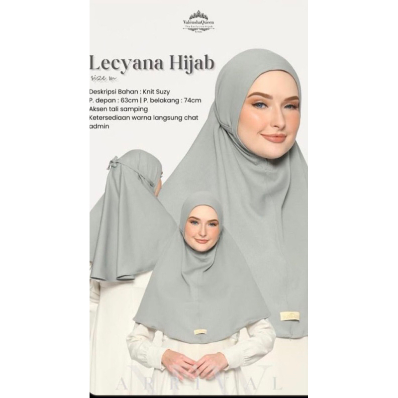 lechana hijab kenit/instan rajut/ bergo rajut /hijab daily