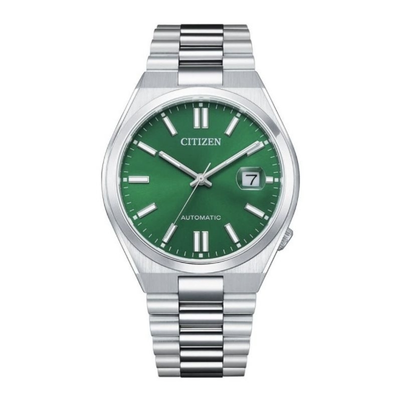 Jam Tangan Pria Citizen NJ0150-81X Automatic Green Dial Stainless Steel