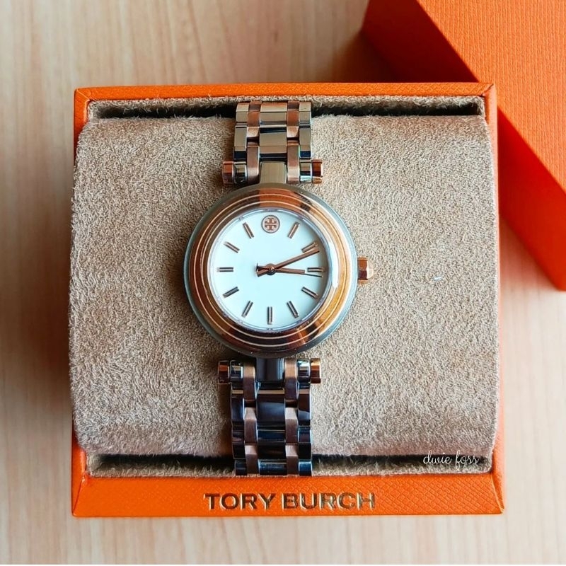 10.10 Jam Classic Two Tone Stainless Steel Watch TBW9011 Original