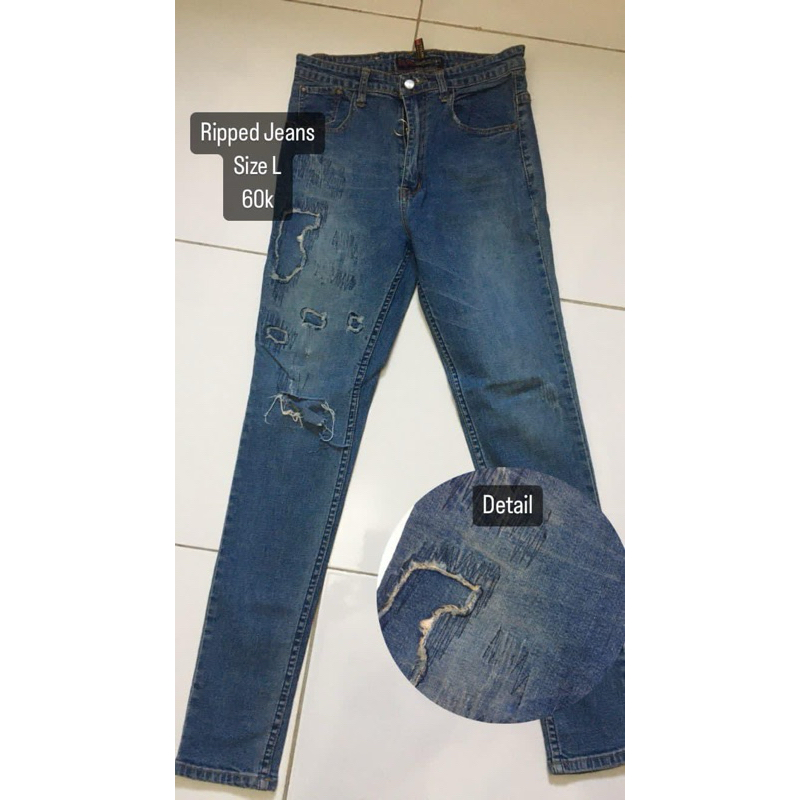 ripped jeans preloved