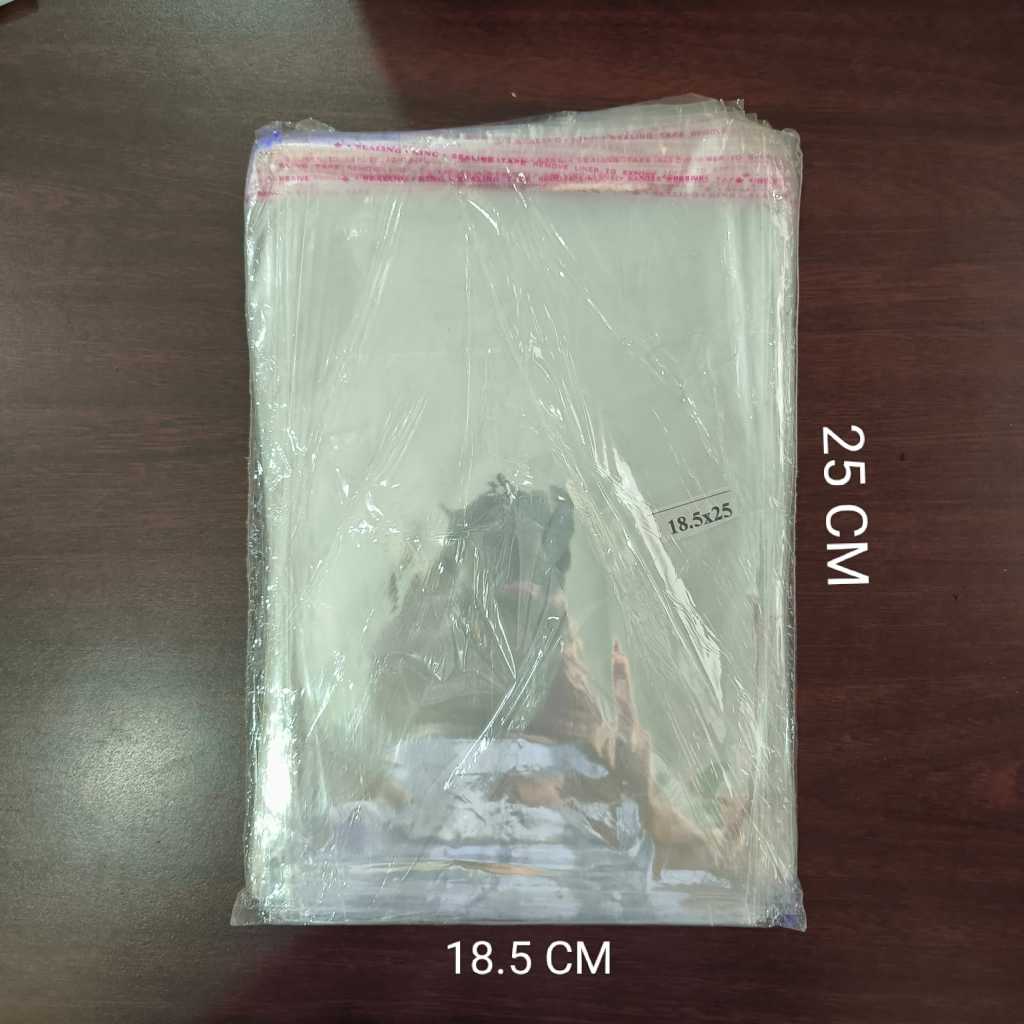 

Plastik Undangan / OPP Lem 18.5 x 25 CM