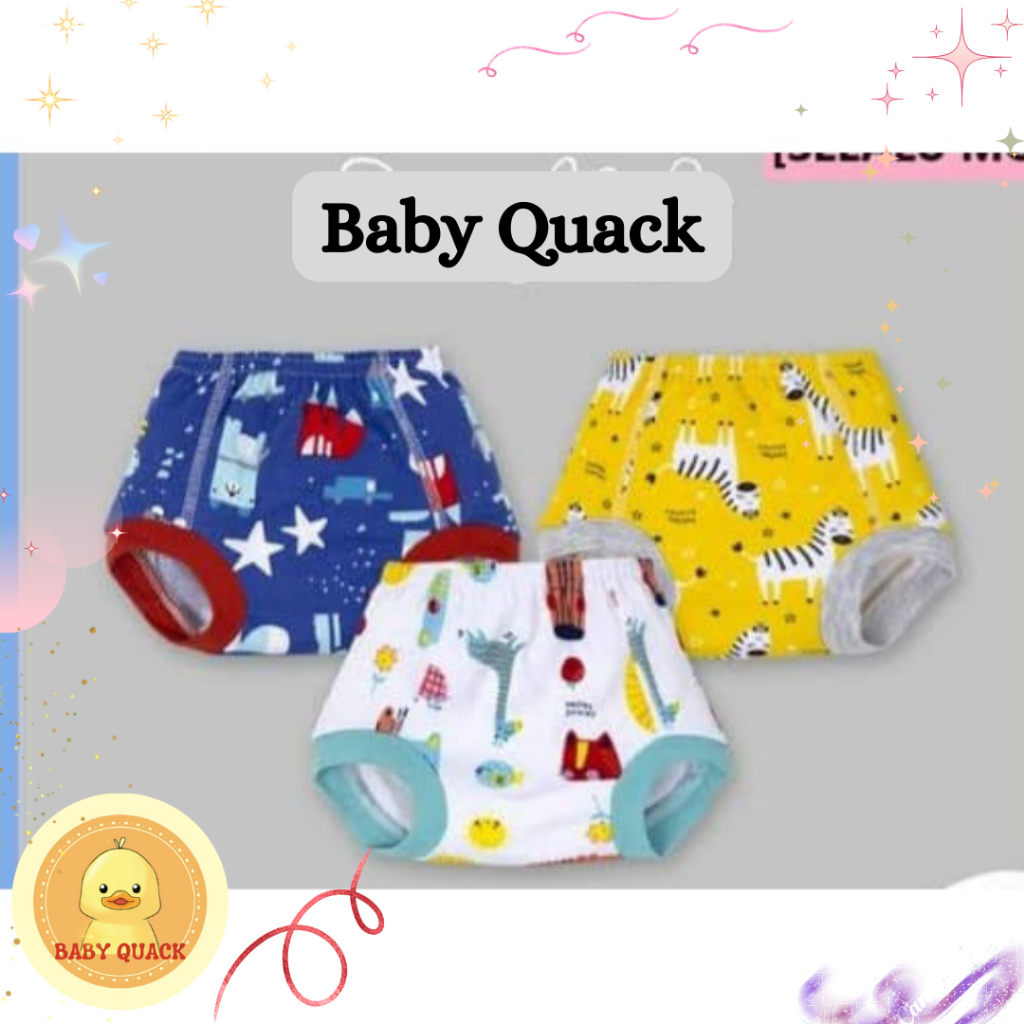 (3 Pcs) Celana Bayi Velvet Pop/Celana Kacamata - Makassar