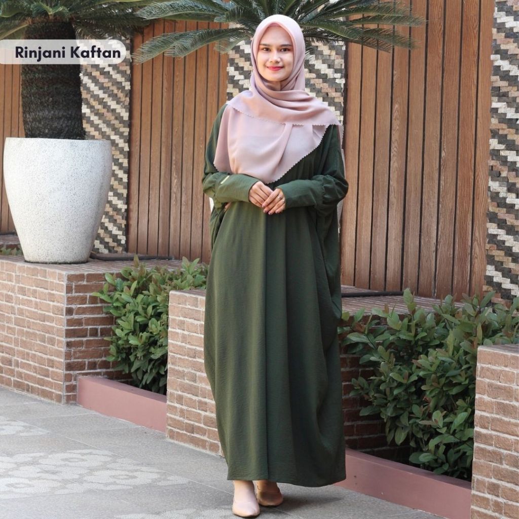 Rinjani kaftan-kaftan dress syari-dress polos jumbo