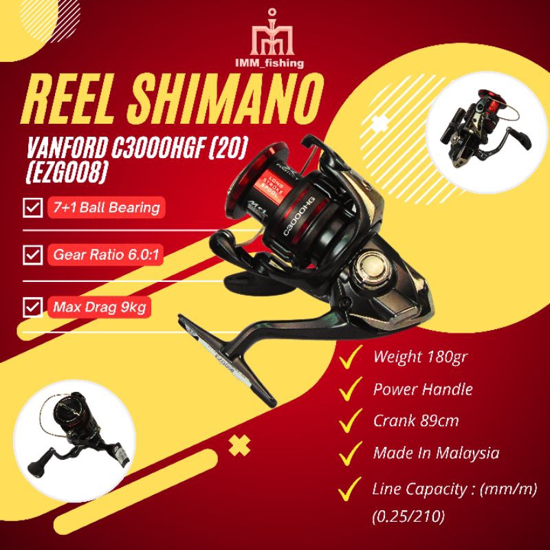 REEL SHIMANO VANFORD | ALAT PANCING