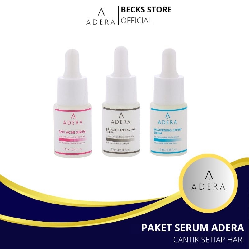 Adera Face Serum Acne Serum Adera flek Adera Serum glowing