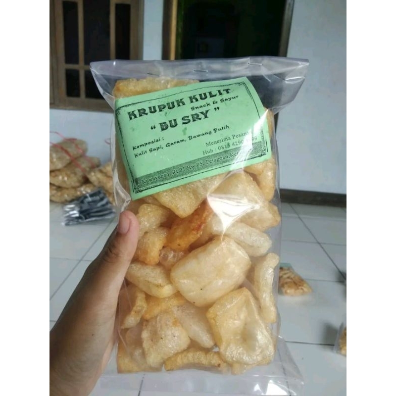 

CEMILAN KERUPUK KULIT SAPI ASLI ASIN BAWANG (Kemasan 6gr)