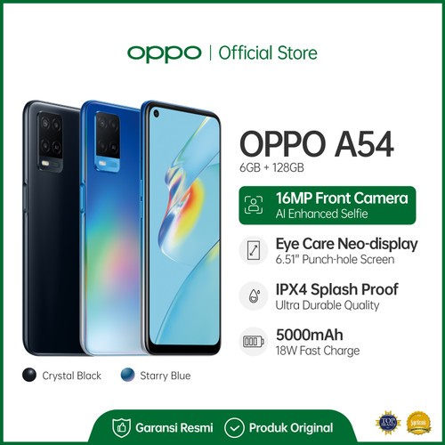 promo hp baru oppo a54 ram 6GB/128GB