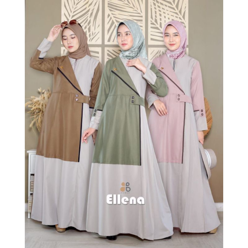 ELLENA DRESS BY NUBUA ORIGINAL/GAMIS NUBUA ELLENA