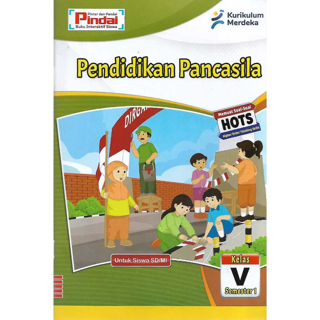 Buku LKS PKN Kelas 5 SD/MI Kurikulum Merdeka Semester 1