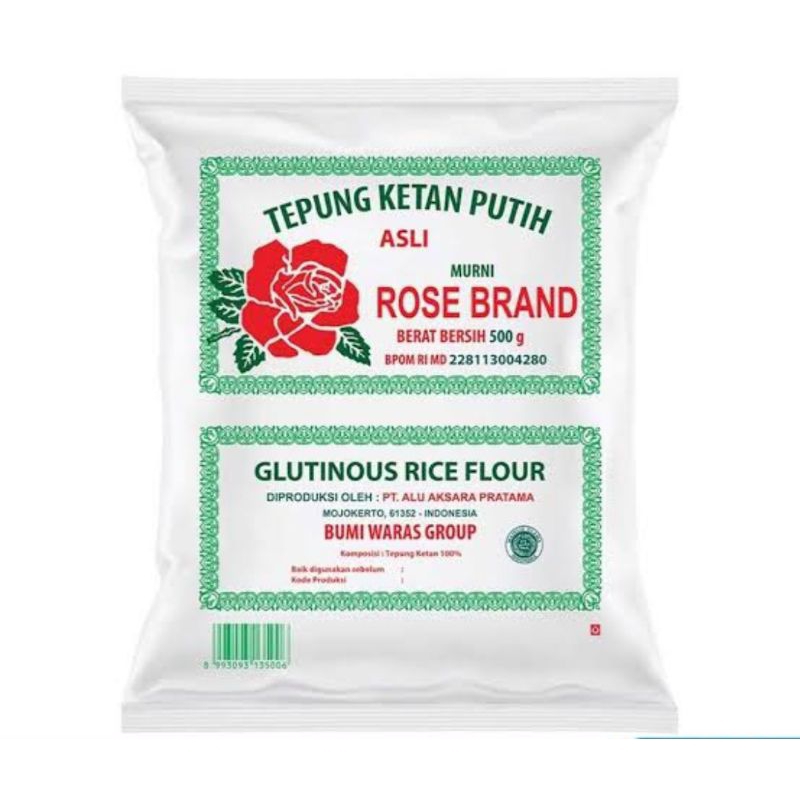 

tepung ketan putih rosebrand 500 gram