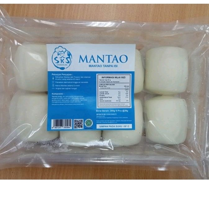 

Dimsum Mantao/Mantao polos sks-isi 8 pcs