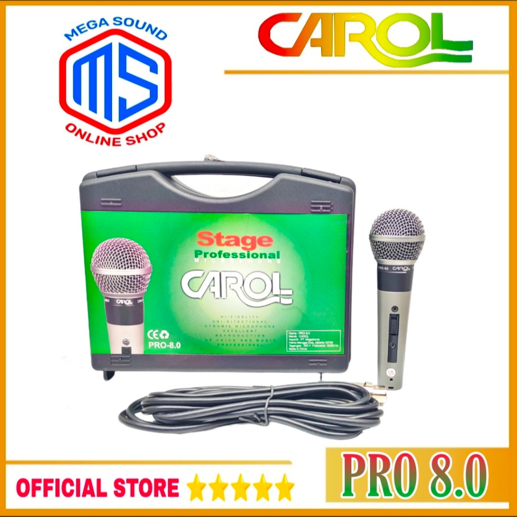 Microphone Kabel Carol PRO 8.0 Mic Kabel