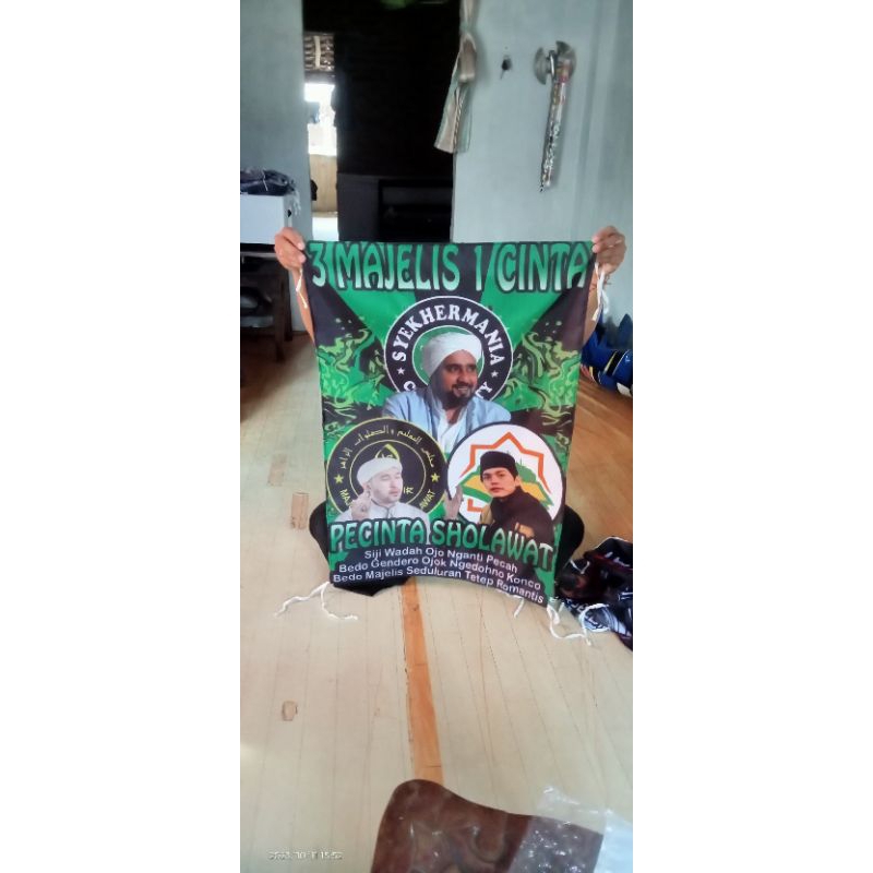 Bendera Printing 3 MAJELIS 1 CINTA ready stok