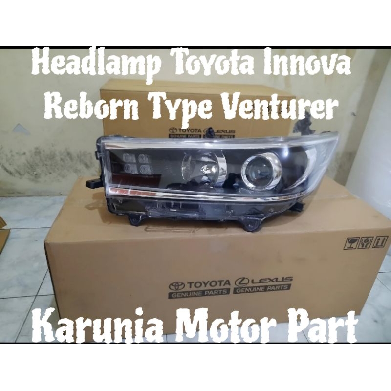 Headlamp Head Lamp Toyota Innova Reborn Type Venturer Original