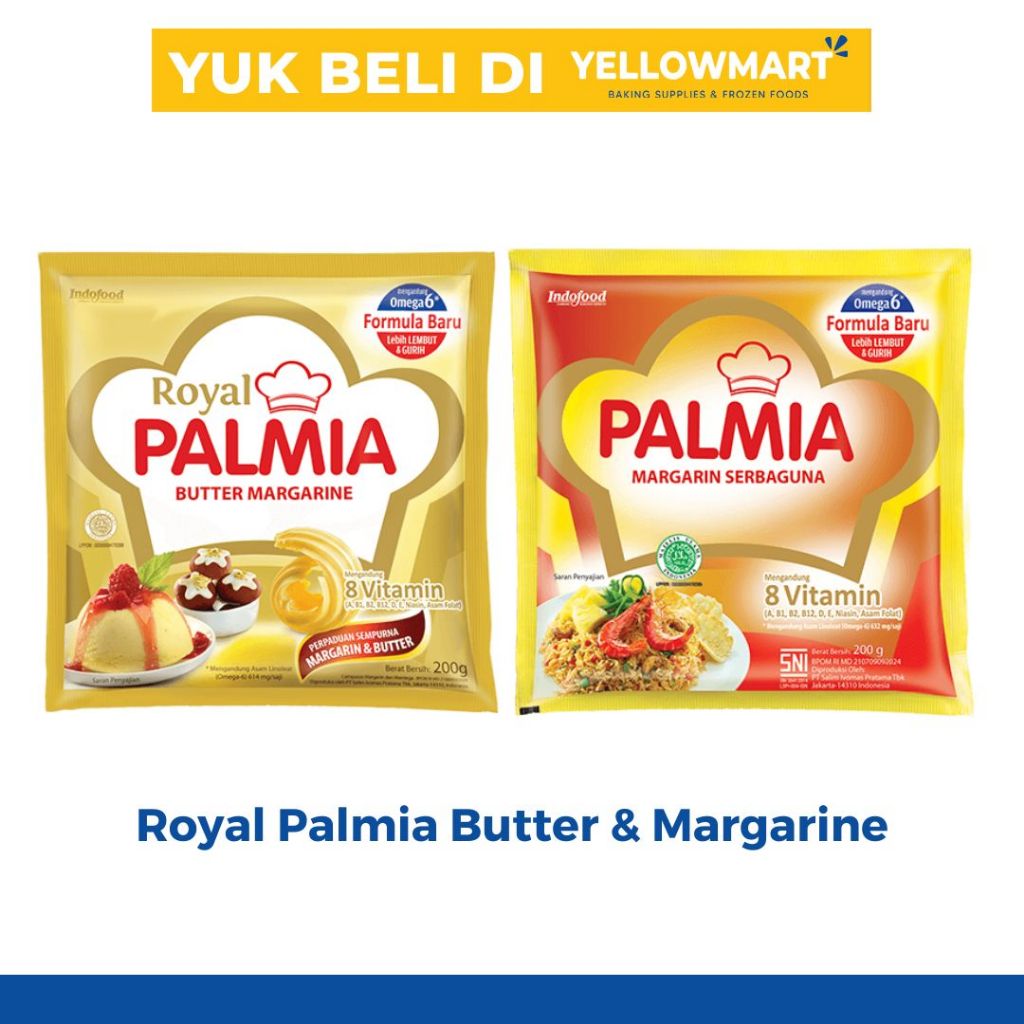 

Palmia Butter & Margarine Serbaguna 200 g