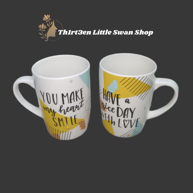 Mug Keramik Pyramid Happy Day (Th-345)