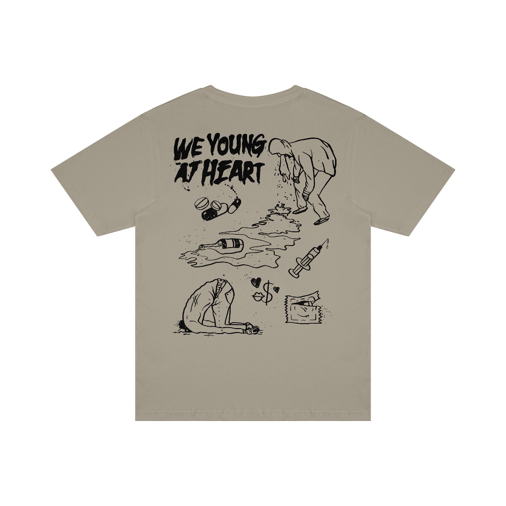 NAUGHTY BADCLUB Tshirt We Young