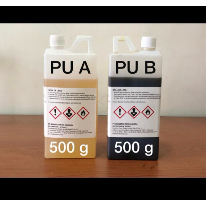 POLYURETHANE FOAM, PU A PU B ( 500 g PU A dan 500 g PU B )