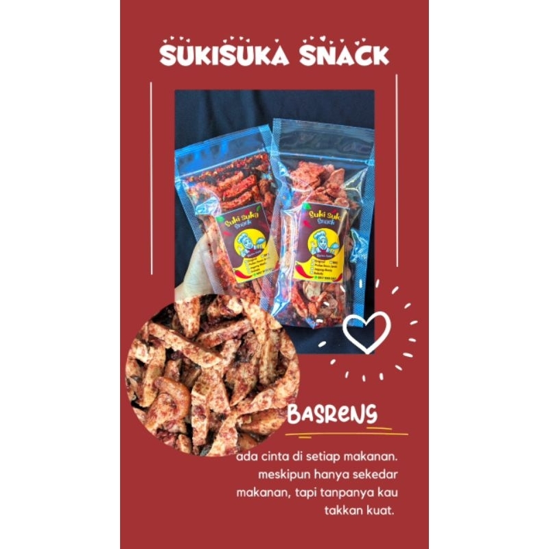 

Basreng stik pedas daun jeruk / Kripik Basreng / Basreng viral / Basreng sultan