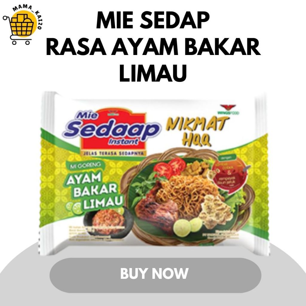 

MIE SEDAP RASA AYAM BAKAR LIMAU