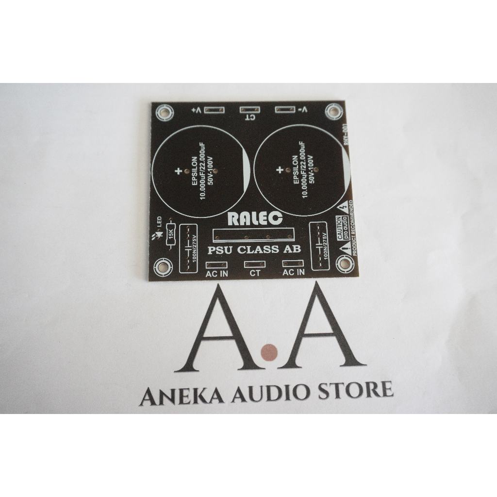 PCB Elco class AB 2 elco/capasitor