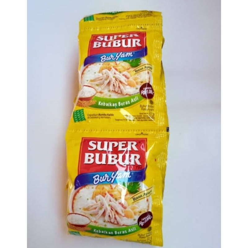 

Super bubur BURYAM 1 renceng isi ( 10 pcs )