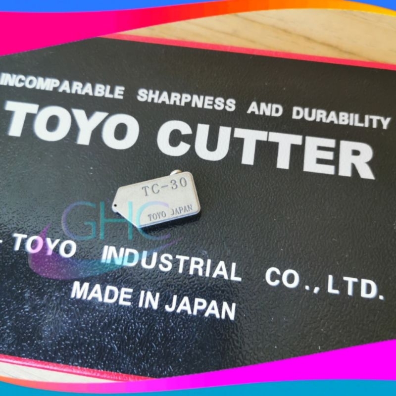 Mata Pisau Pemotong Kaca TC 30 Toyo Original Japan Pisau Potong Kaca Toyo Cutter TC-30
