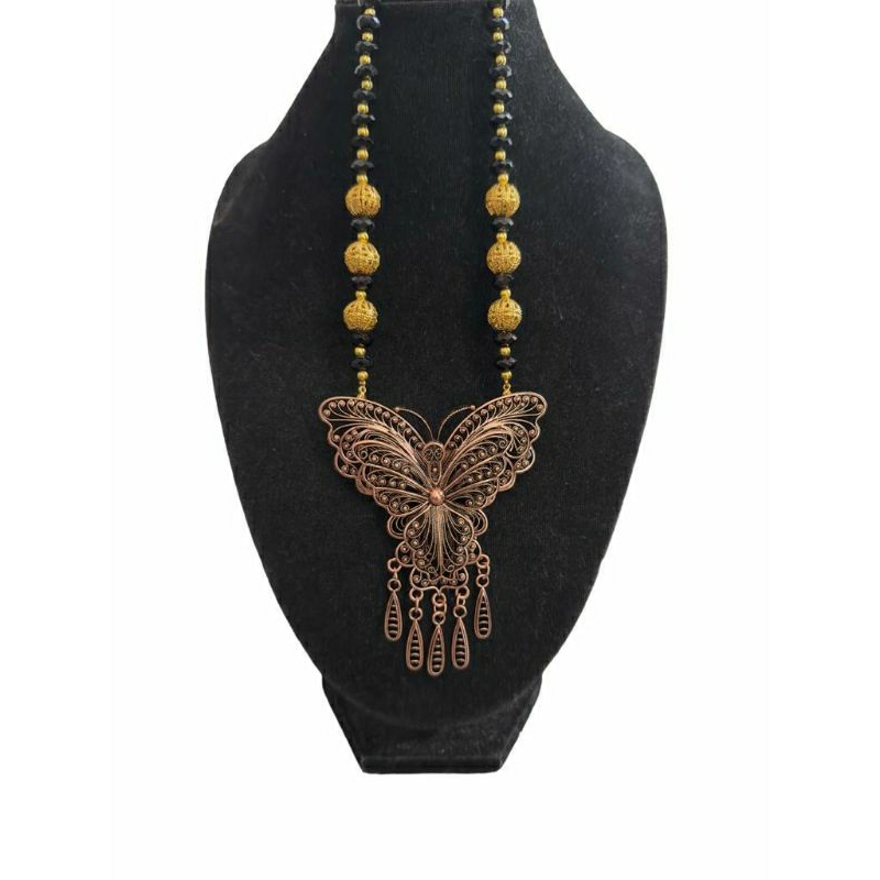 Kalung bros etnik kebaya kutu baru kalung baju bodo souvenir Indonesia tradisional