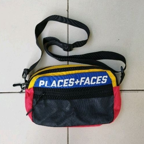 tas sling bag places + faces