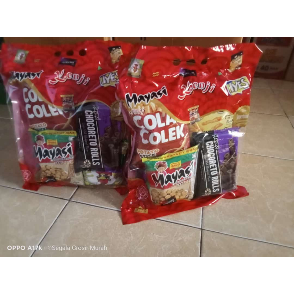 

COD BEST SELLER PAKET SNACK FAVORIT PREMIUM ULANG TAHUN MAYASI KENJI SNACK TIME INDOFOOD MOMOGI paket mayasi