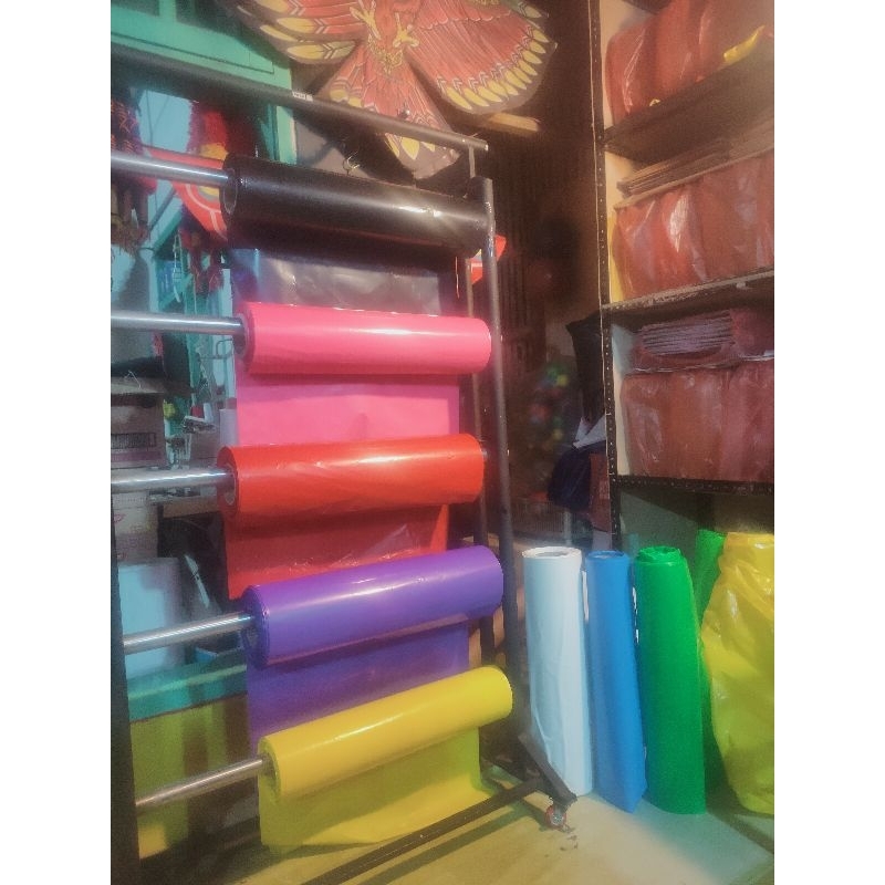 plastik/khusus,layangan/bentuk,rol/tebal