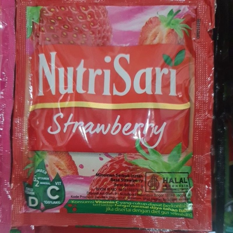 

Nutrisari Strawberry 1renceng (10pcs)