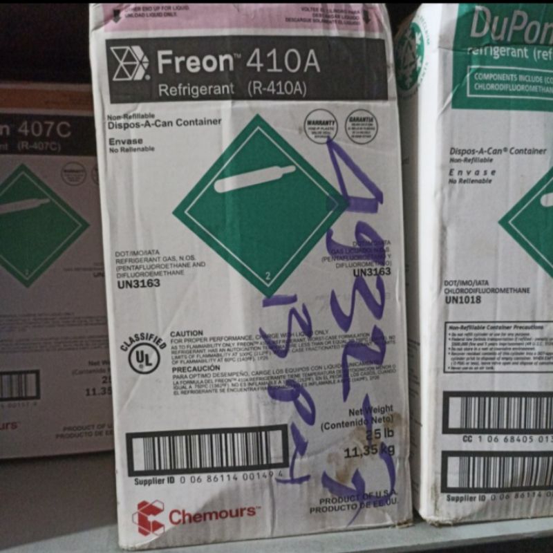 Freon R410 Chemours USA (11,3kg)