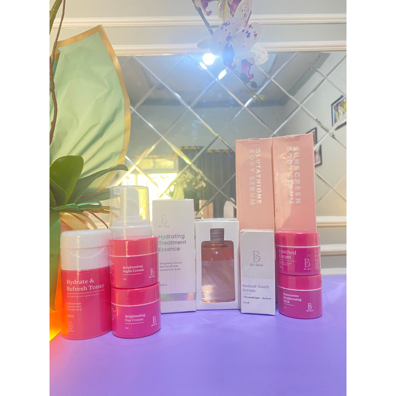 DISKON 6.6 MEGA SALE BG SKIN/ BEAUTY GLOW|| SKINCARE GLOWING ORI FORMULA BARU FREE GIFT BPOM